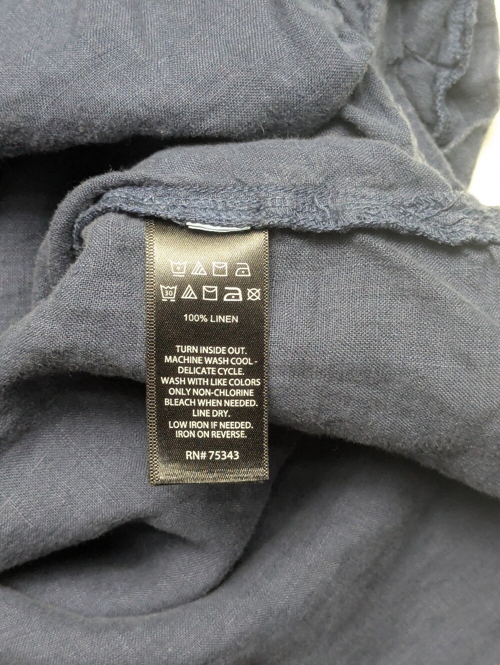 Tahari Linen Blouse - Picture 8 of 8
